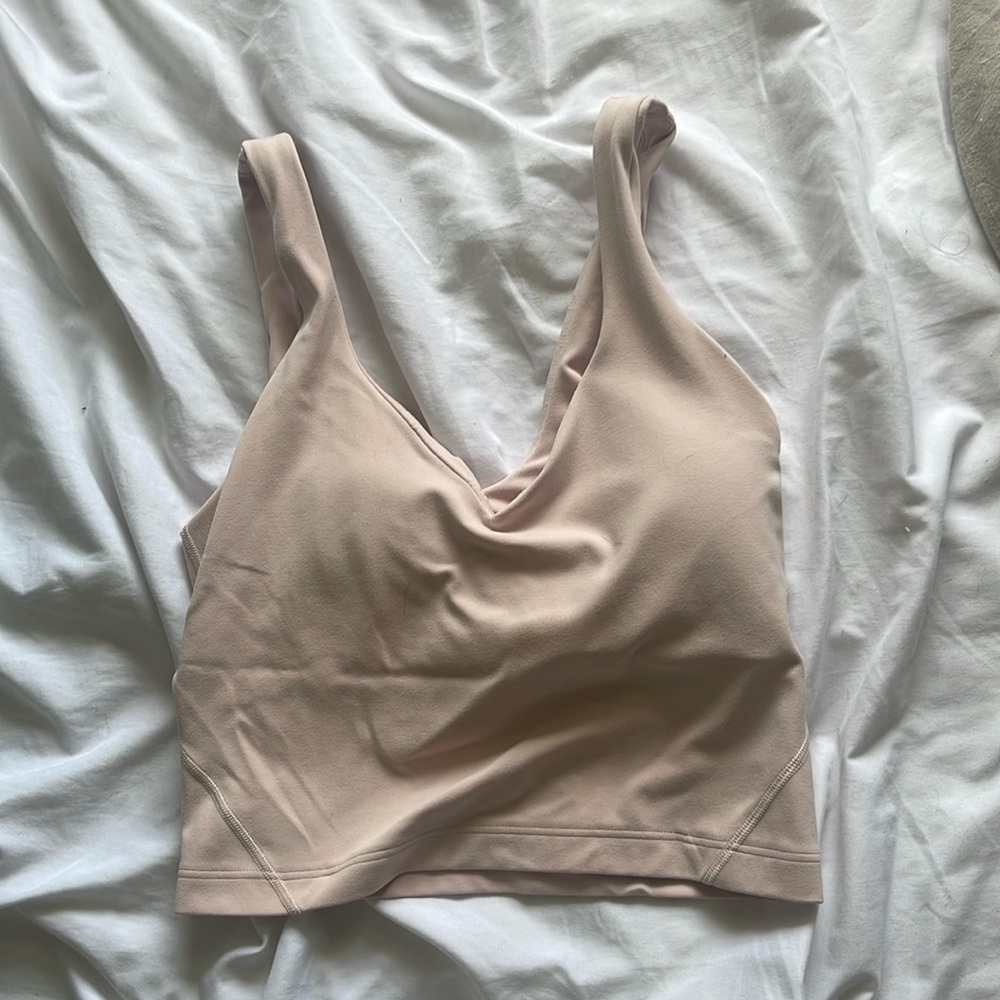 pink women’s lululemon align tank.